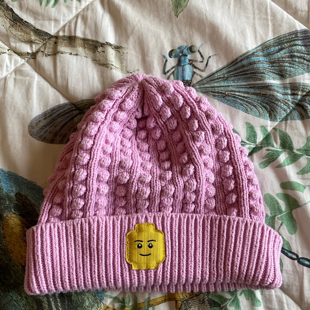 Girls Lego winter beanie hat